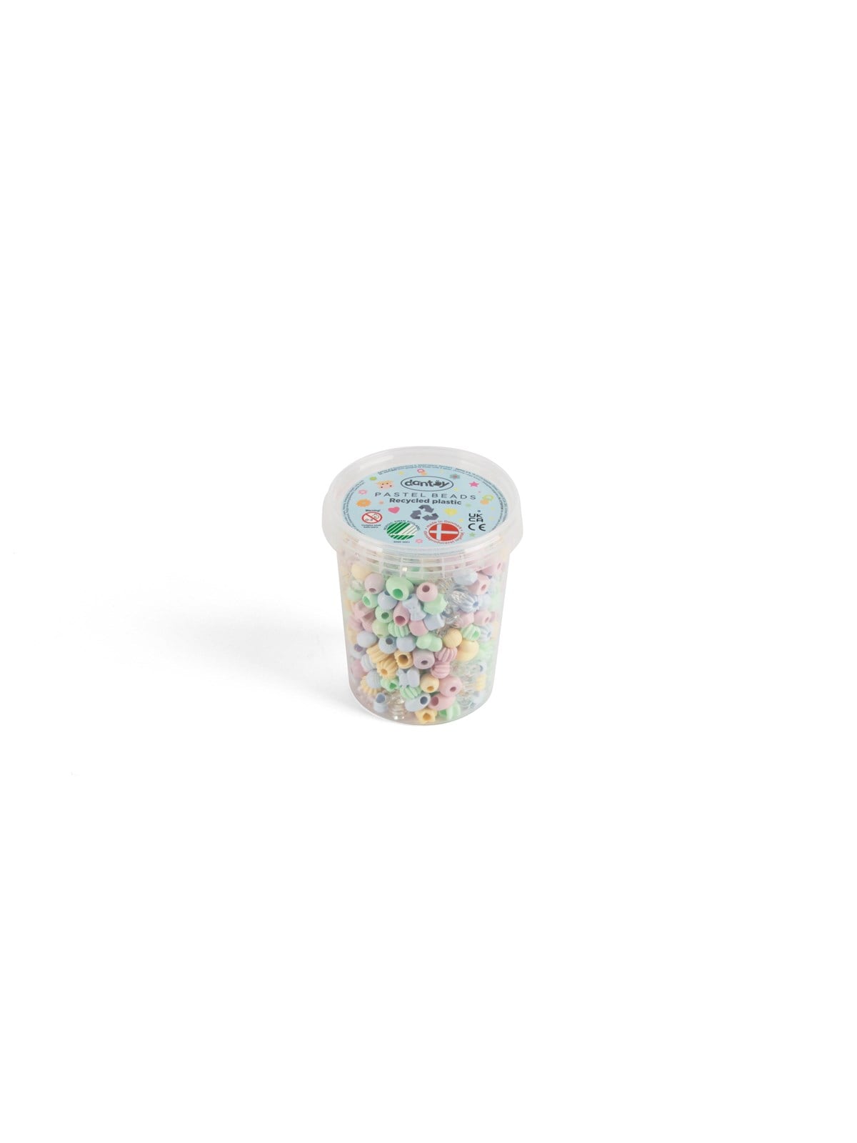 Dantoy Pastel Beads - From Recycled Plastic - 520 Pcs - Kreativ Spiele - 5911