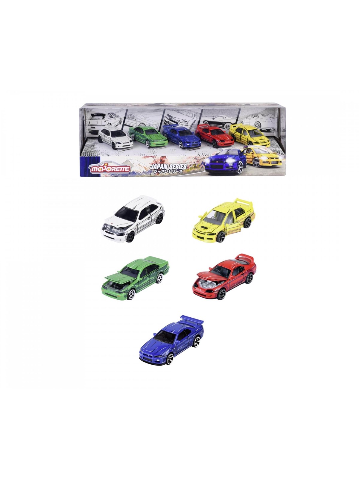 Majorette Japan Series 5 Pieces Giftpack - Spielzeugauto - 212051031