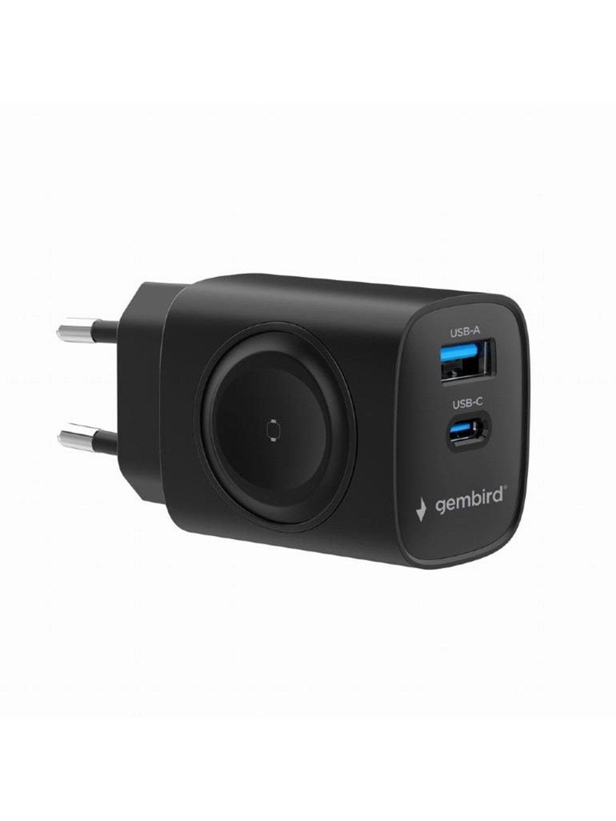 Gembird 2-in-1 20w Apple Watch + Phone Fast Charger - Black - Handys Adapter Und Ladegeraete - Ta-uc-pdqcw20-01-bk