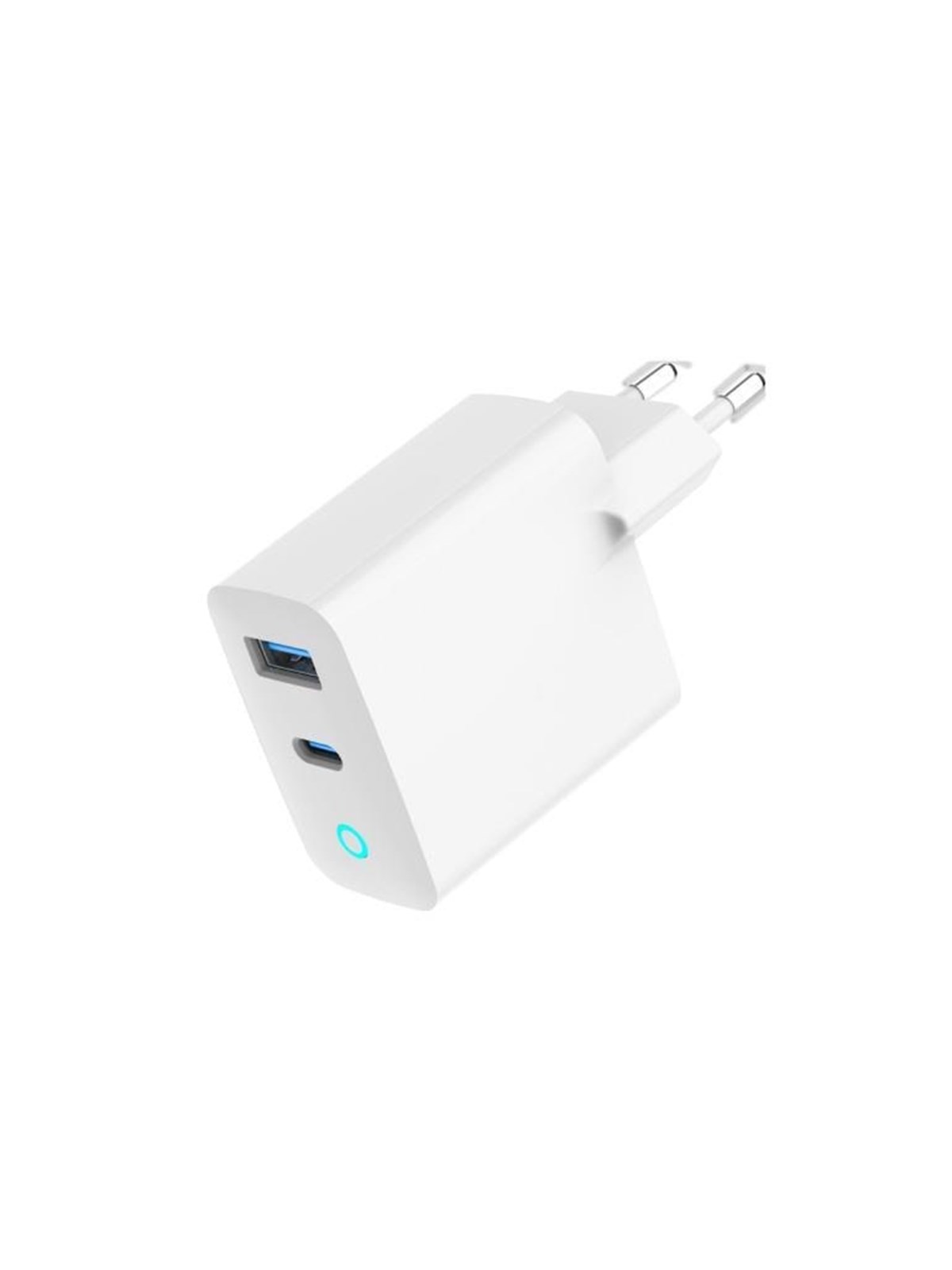 Gembird Universal Gan Usb Charger With Led QC 3.0 & PD 30w 2-port - White - Handys Adapter Und Ladegeraete - Ta-uc-pdqc30l-w-01