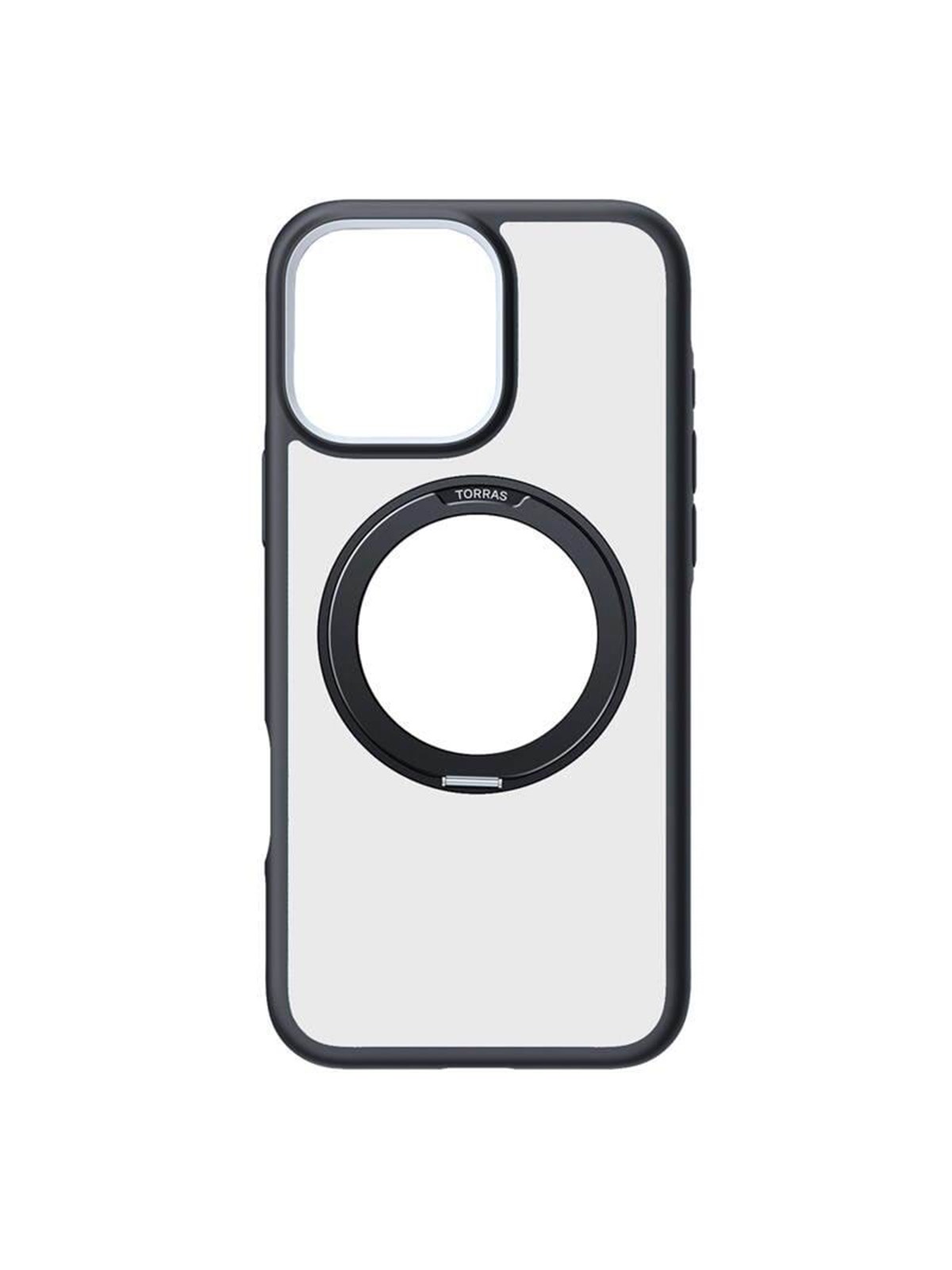 Torras Ostand R Fusion Case For Iphone 16 Pro Max (Black) - Handys Cover Cases - X00fx1888