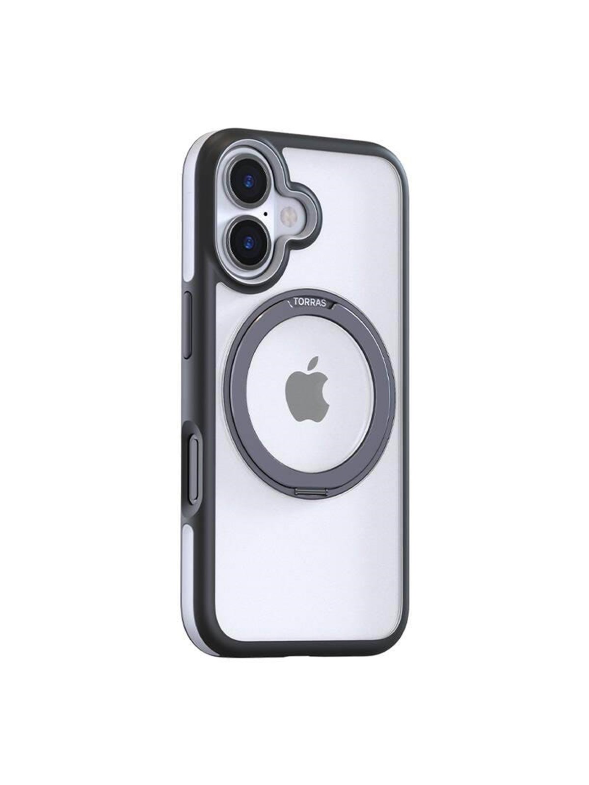 Torras Ostand R Fusion Case For Iphone 16 (Black) - Handys Cover Cases - X00fx1873