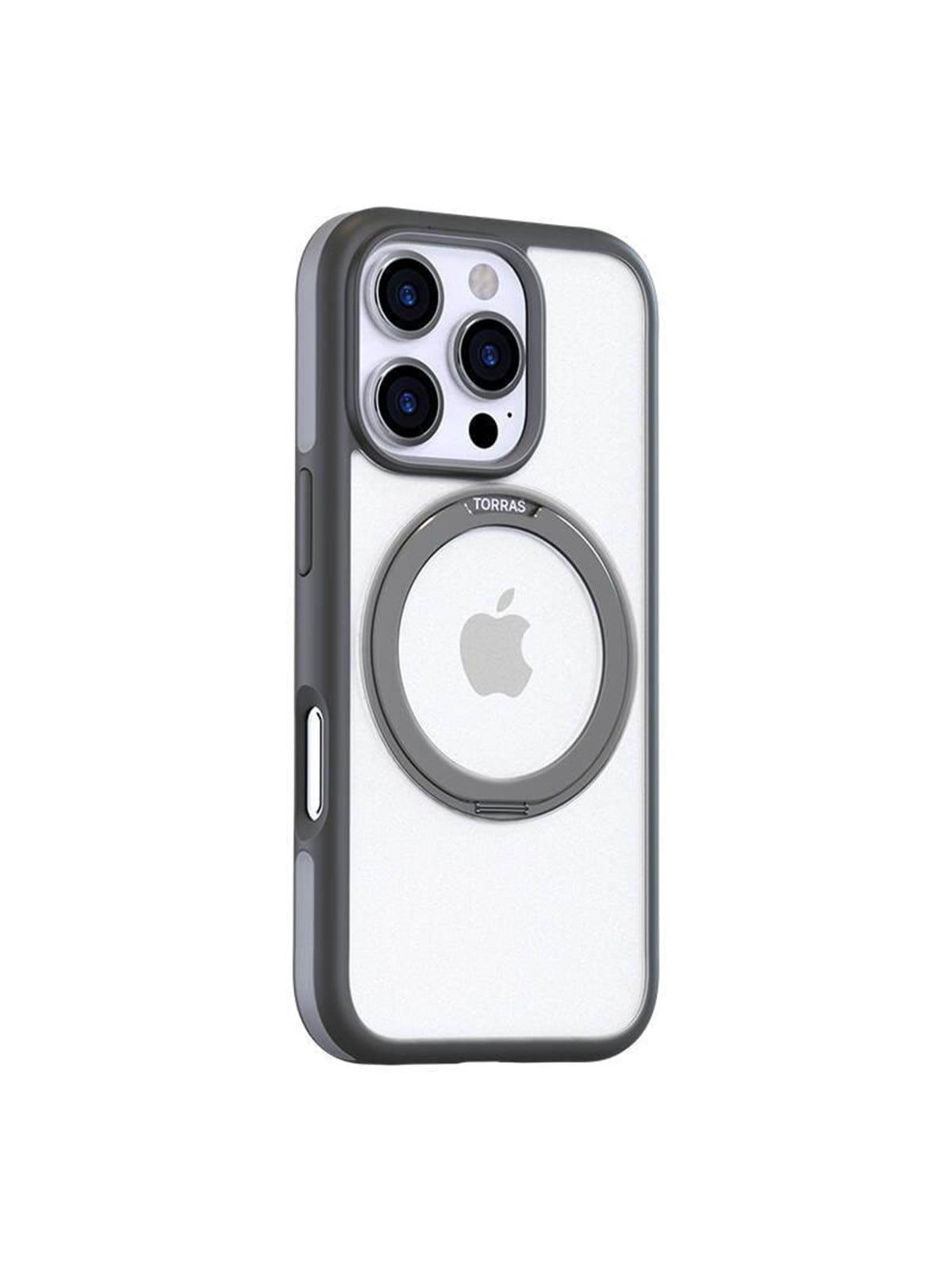 Torras Ostand R Fusion Case For Iphone 16 Pro (Gray) - Handys Cover Cases - X00fx1880