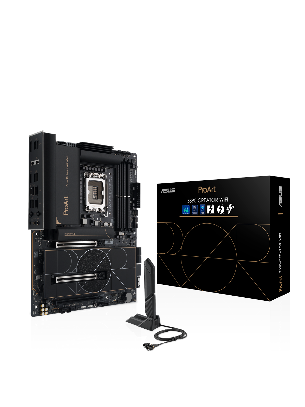 Asus Proart Z890-creator Wifi Mainboard - Intel Z890 - Intel Lga1851 Socket - Ddr5 Ram - Atx - 90mb1jd0-m0eay0
