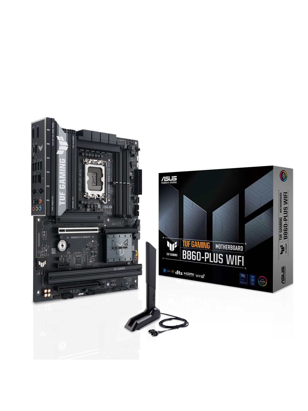 Asus Tuf Gaming B860-plus Wifi Mainboard - Intel B860 - Intel Lga1851 Socket - Ddr5 Ram - Atx - 90mb1jl0-m0eay0