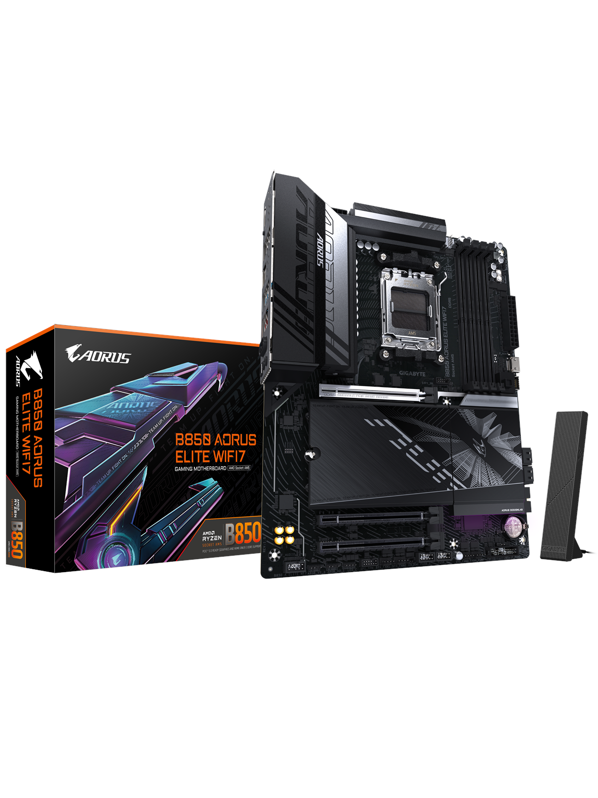 Gigabyte B850 Aorus Elite Wifi7 Mainboard - Amd B850 - Amd Am5 Socket - Ddr5 Ram - Atx - B850 A Elite Wf7