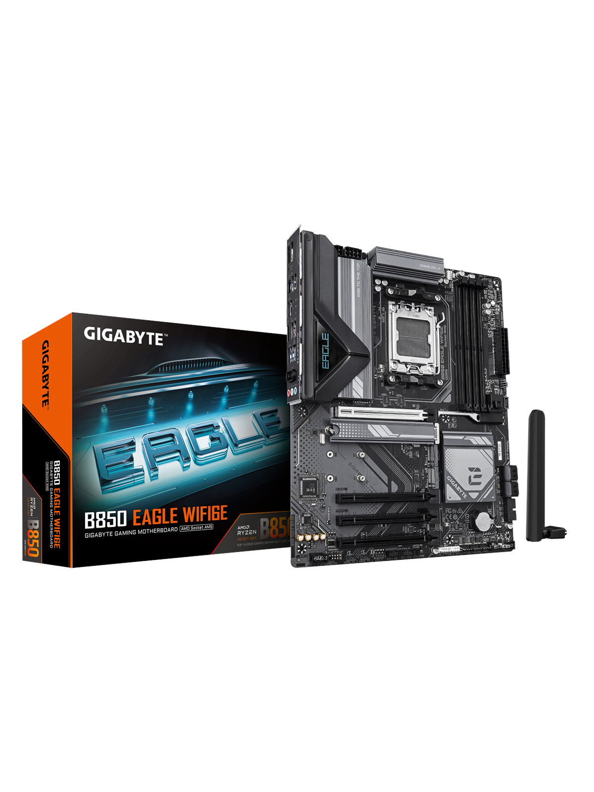Gigabyte B850 Eagle Wifi6e Mainboard - Amd B850 - Amd Am5 Socket - Ddr5 Ram - Atx