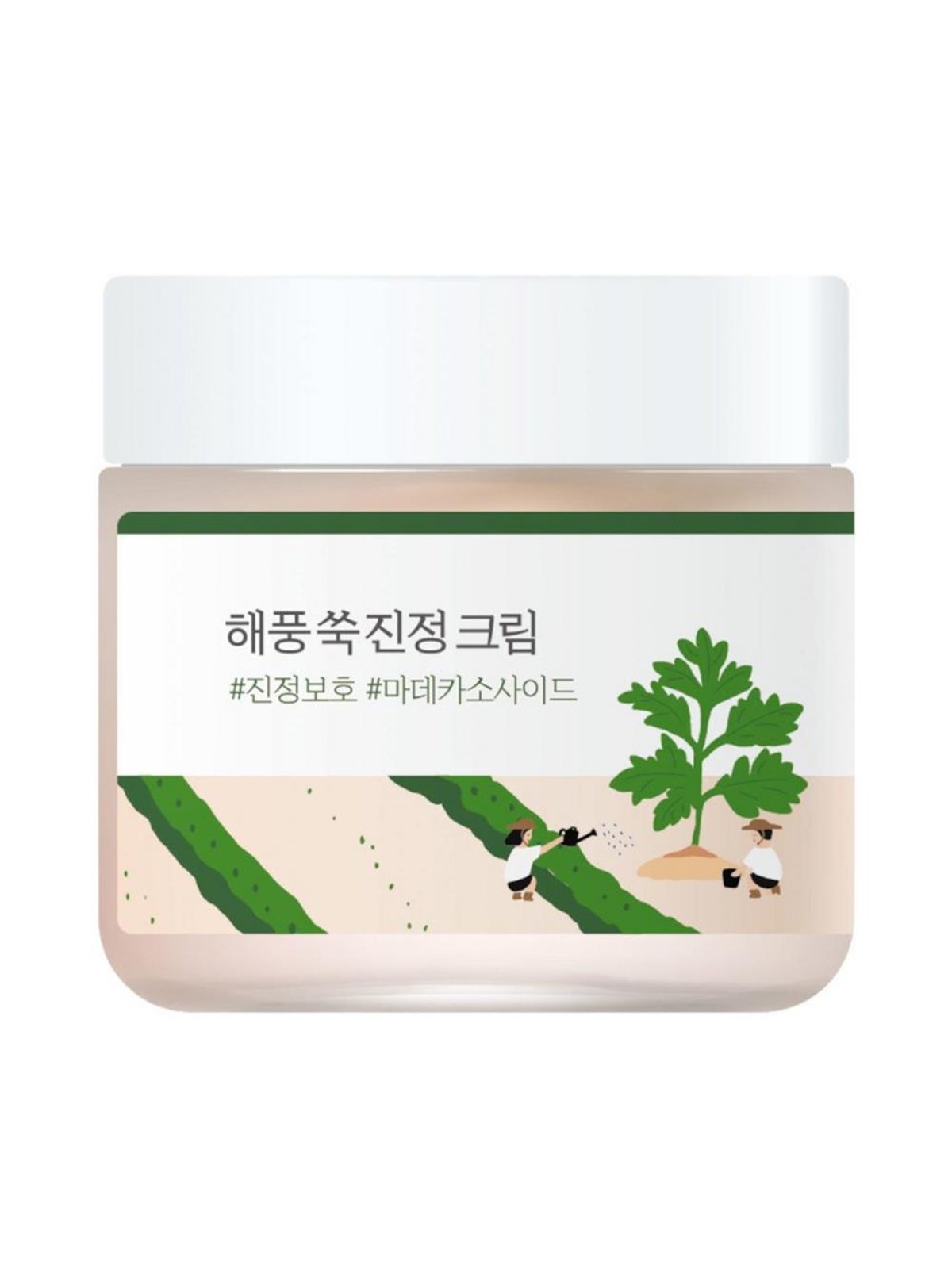 Round Lab - Mugwort Calming Cream 80 ml - Gesichtspflege - 8809738605721