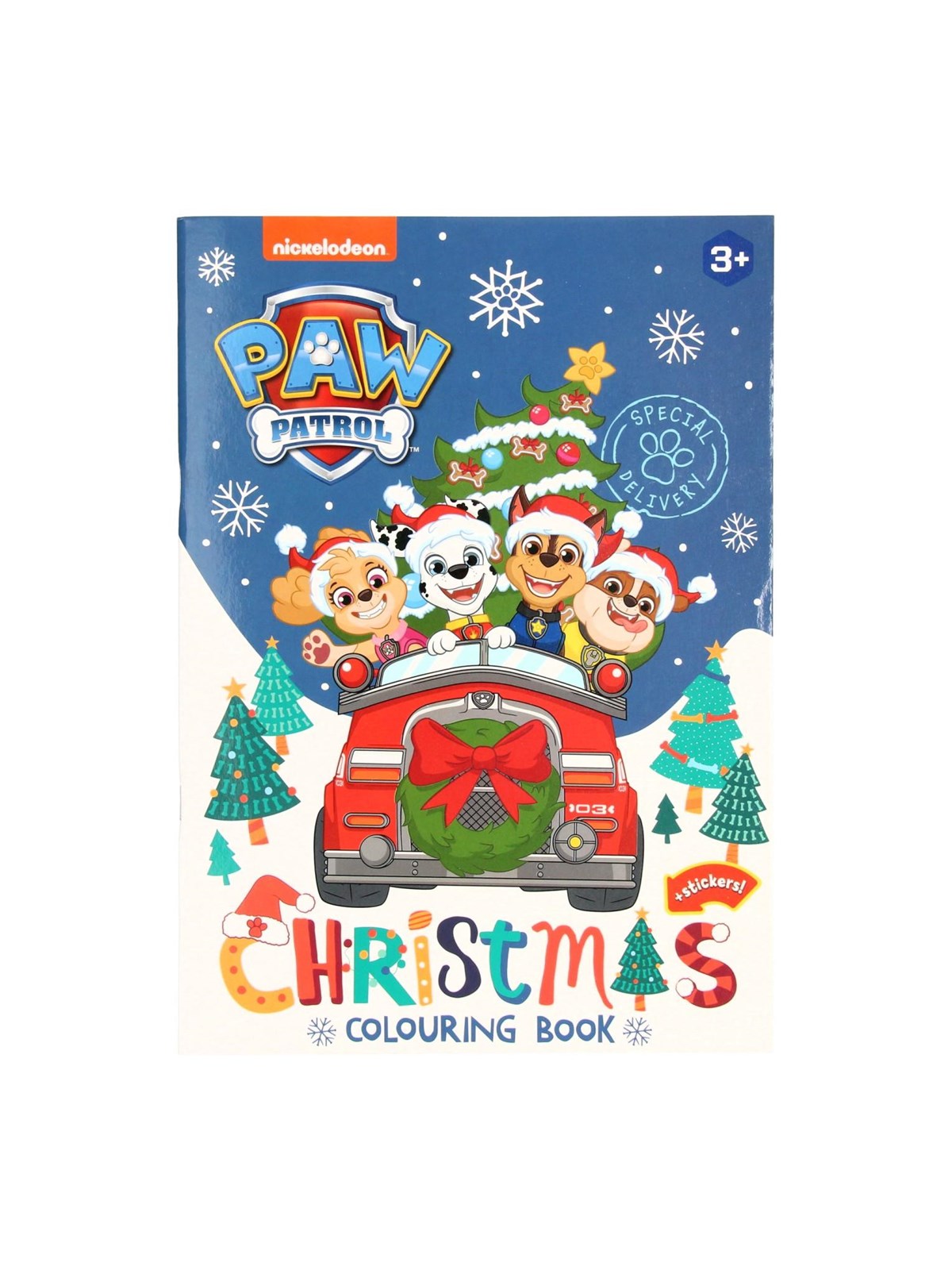 Wins Holland Christmas Coloring Book Paw Patrol + Stickers - Hobby Zubehoer - B620