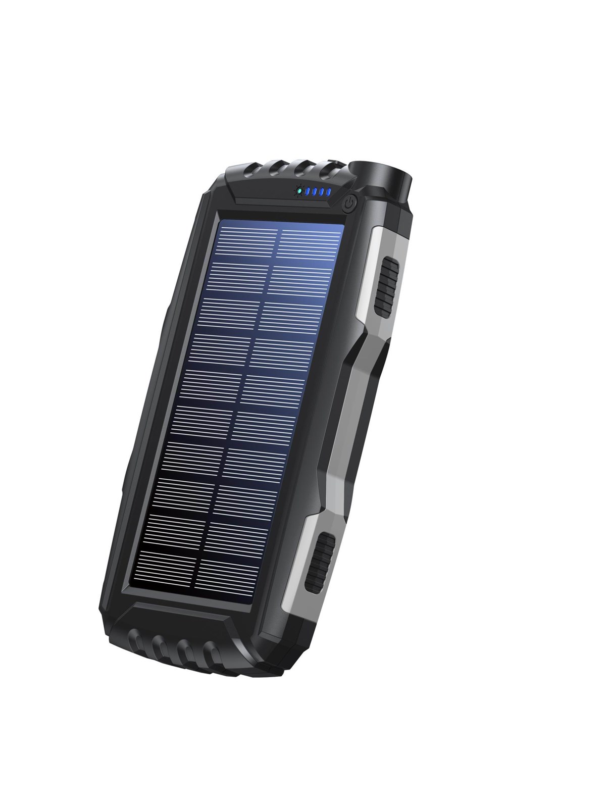 Denver Pso-20010 Mk2 - Solar Powerbank With 20.000mah Battery And Triple Usb Output Powerbank (Akku) - Schwarz - 20000 Ah - Powerbank Akku