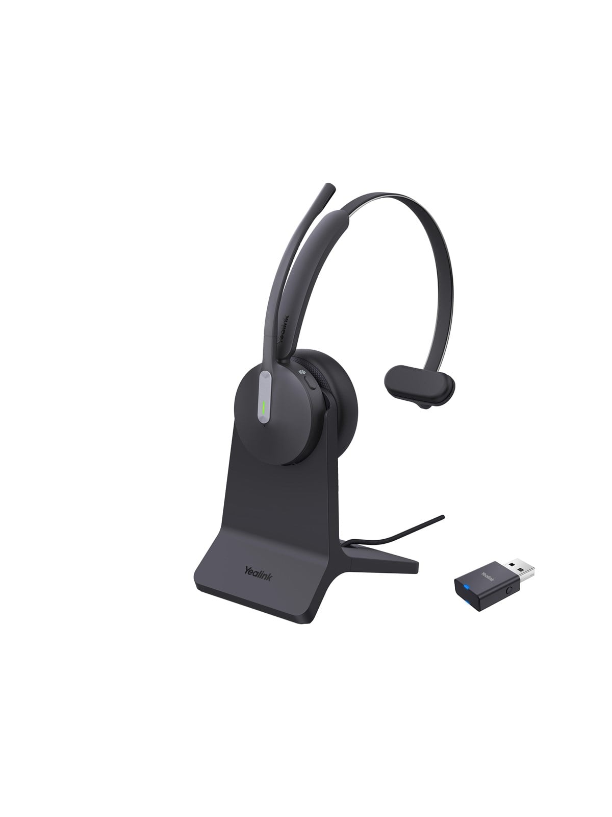 Kopfhörer - Yealink Wh64 Hybrid Mono With Charging Stand Teams - Kopfhoerer/headsets - 1208698