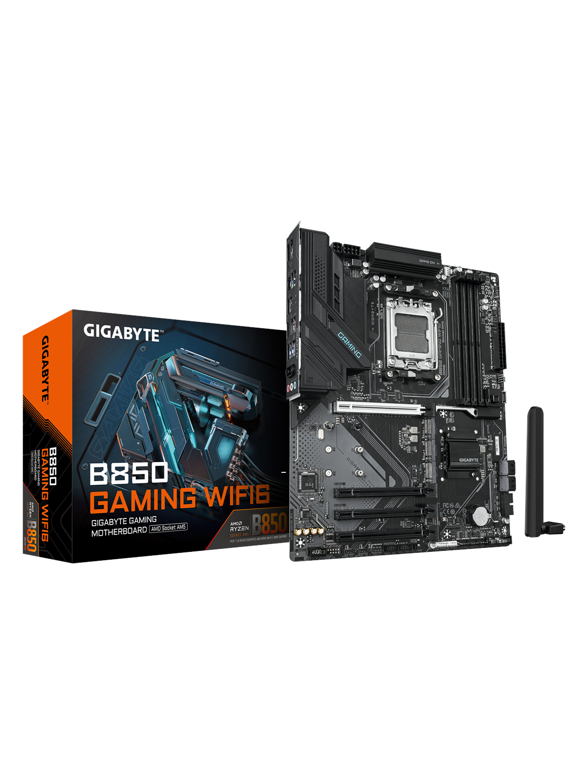 Gigabyte B850 Gaming Wf6 Mainboard - Amd B850 - Amd Am5 Socket - Ddr5 Ram - Atx