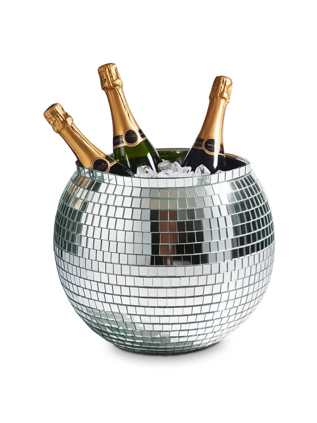 Mikamax Disco Ball Ice Bucket - A Shimmering Party Essential - Gadget - 05161