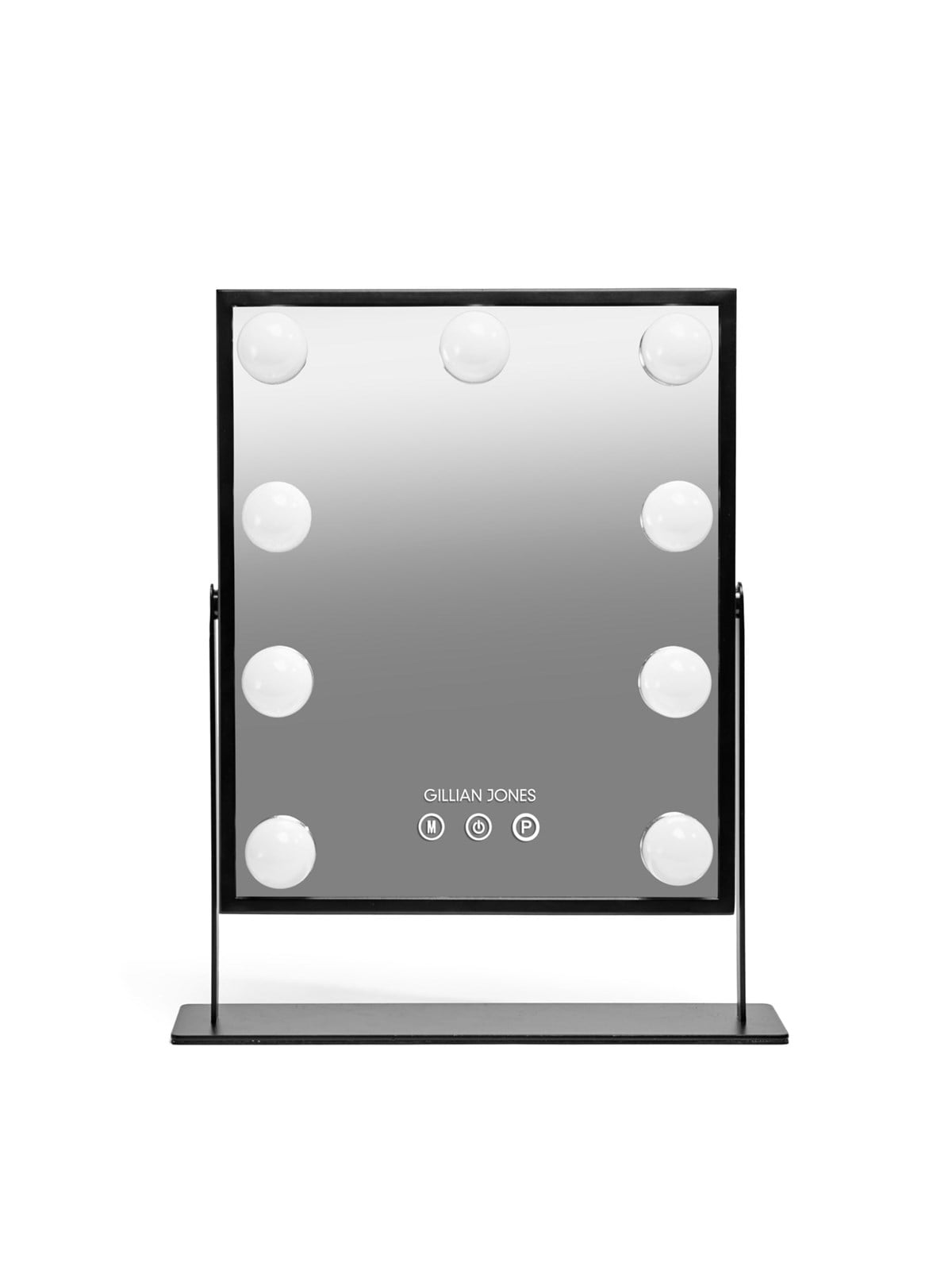 Gillian Jones Makeup Artist Mirror w. 9 Strong Led Bulb - Black - Kosmetik Spiegel - 10264-00
