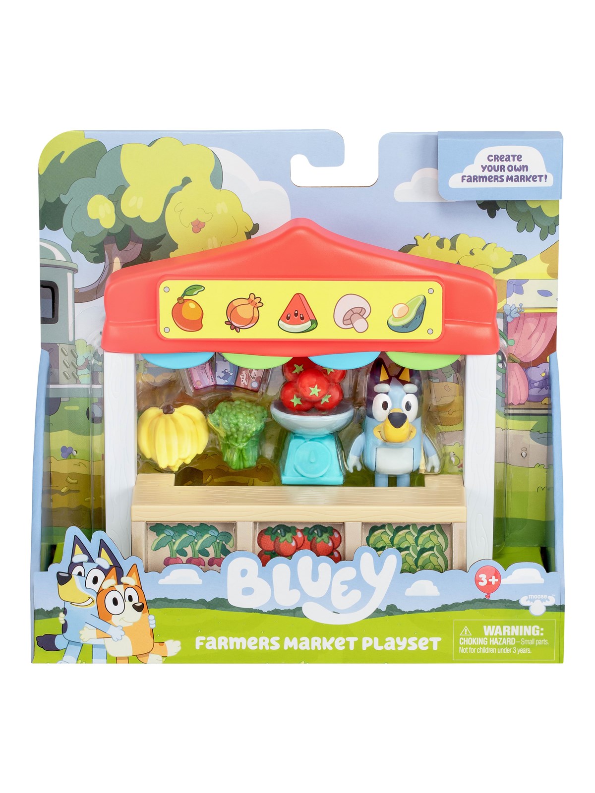 Bluey Mini Playset Farmers Market - Spielzeug - 90244