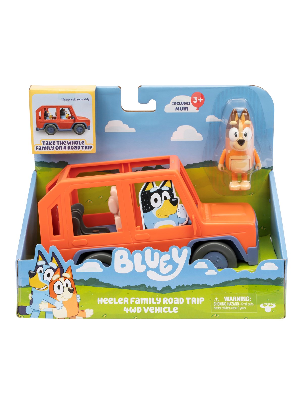 Bluey Heeler Family Road Trip 4wd Vehicle - Spielzeug - 90262