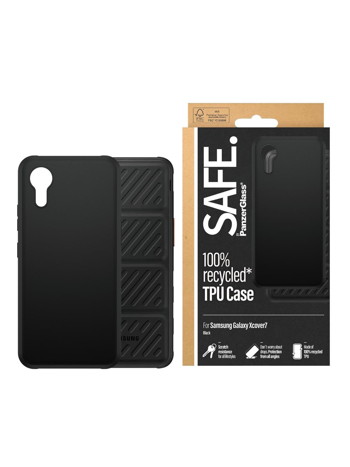 Safe by Panzerglass Tpu Case Black Samsung Galaxy Xcover7 - Handys Cover Cases - Safe95981