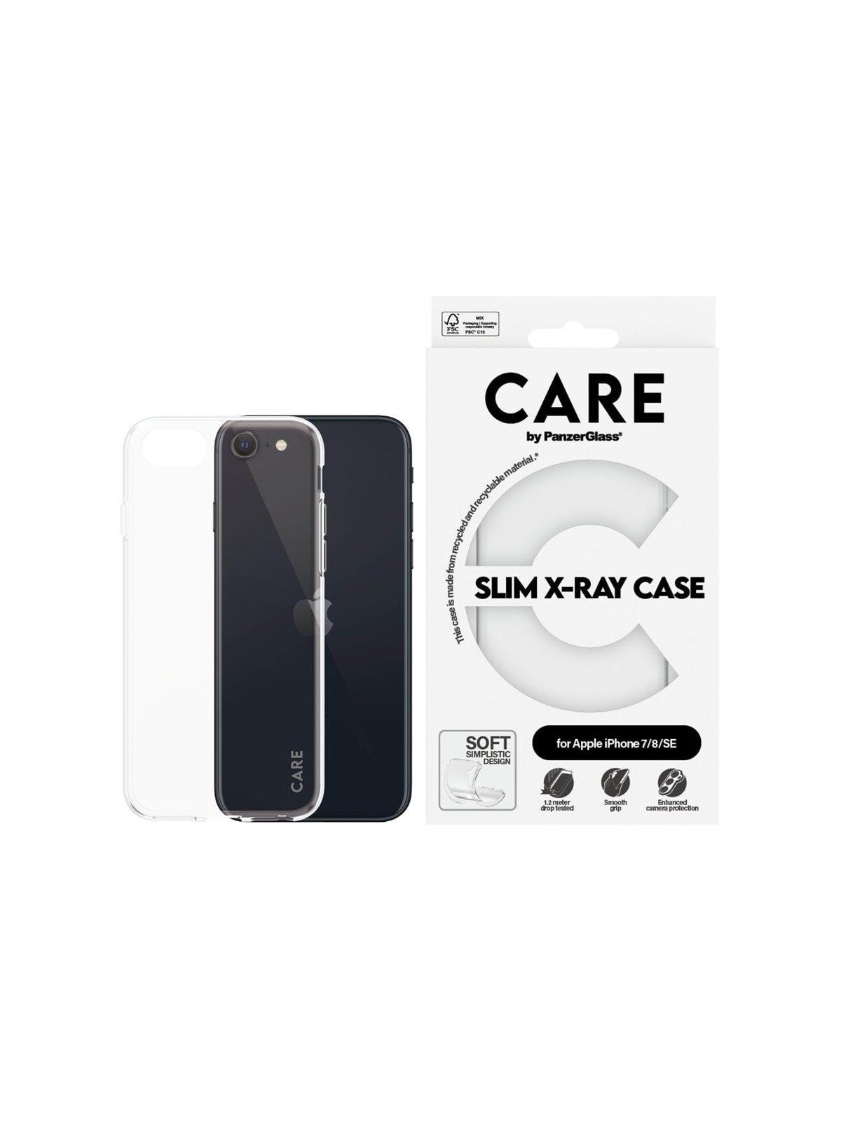 Care by Panzerglass Fashionable Case Transparent X-ray Soft Basic Iphone 7 | 8 | SE - Handys Cover Cases - Panzer1983