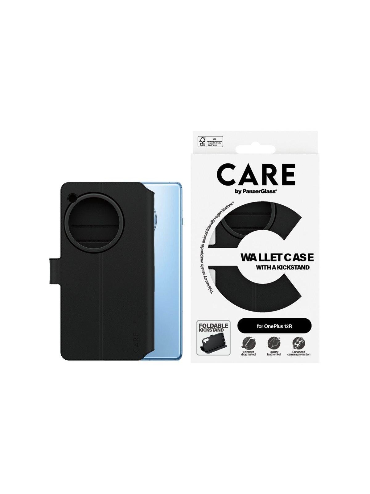 Care by Panzerglass Feature Wallet Case w. Kickstand Oneplus 12r - Handys Cover Cases - Panzer1974