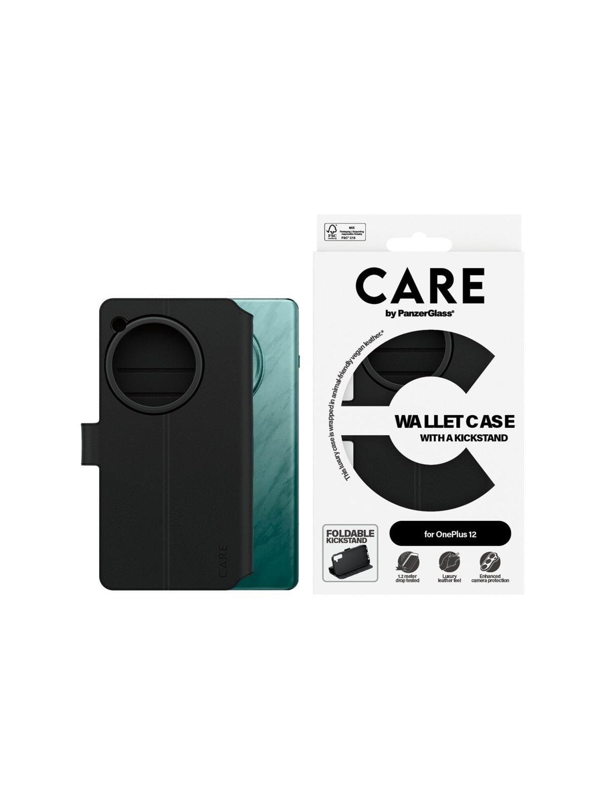 Care by Panzerglass Feature Wallet Case w. Kickstand Oneplus 12 - Handys Cover Cases - Panzer1973