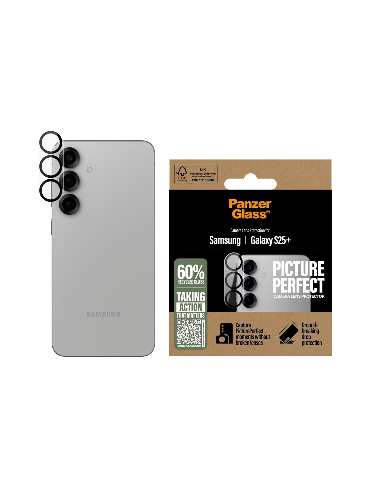 Panzerglass Pictureperfect Lens Protector Samsung Galaxy S25+ - Handys Schutzfolie - Pgrpipeg37942