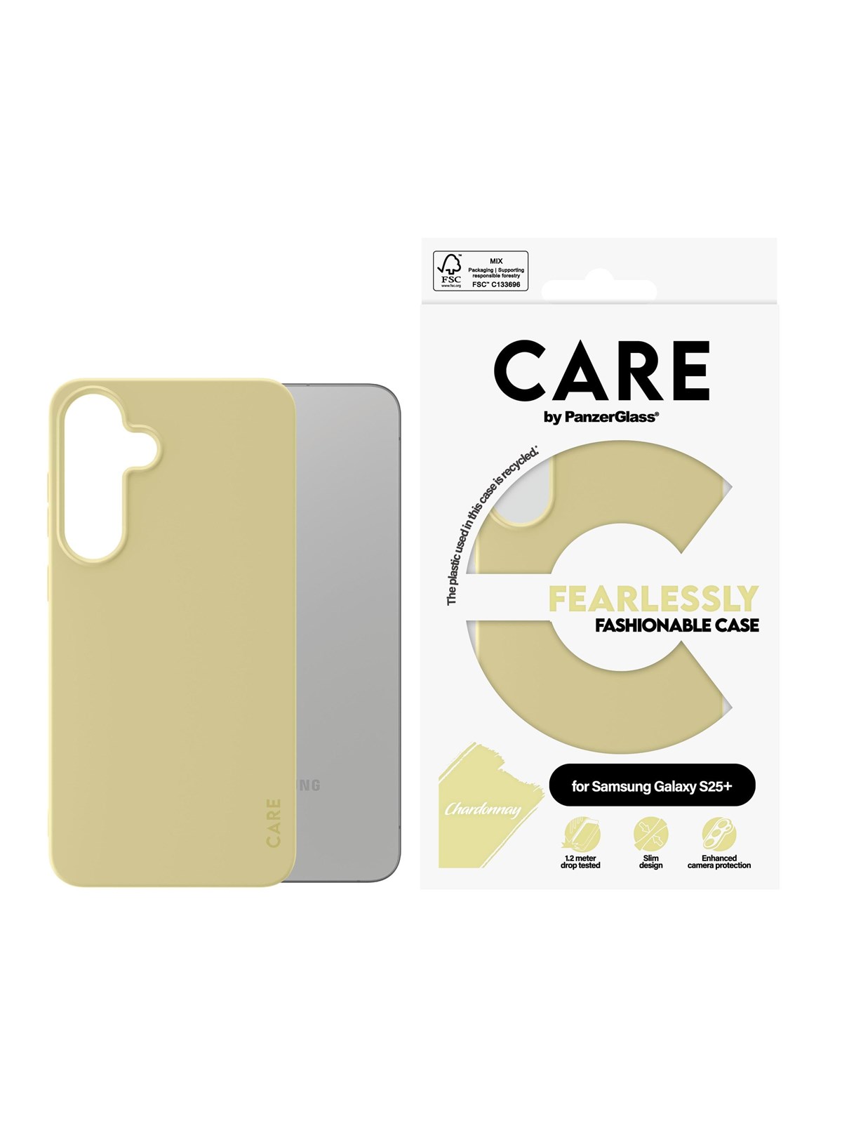 Care by Panzerglass Fashionable Case Chardonnay Samsung Galaxy S25+ - Handys Cover Cases - Crrfacog37942