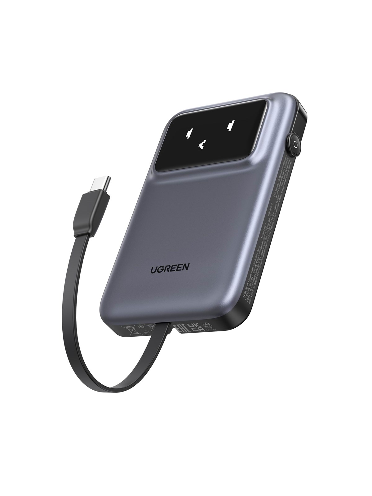 Ugreen Uno 30w Powerbank (Akku) - Grau - 10000 Mah - Powerbank Akku - 35603b-ug