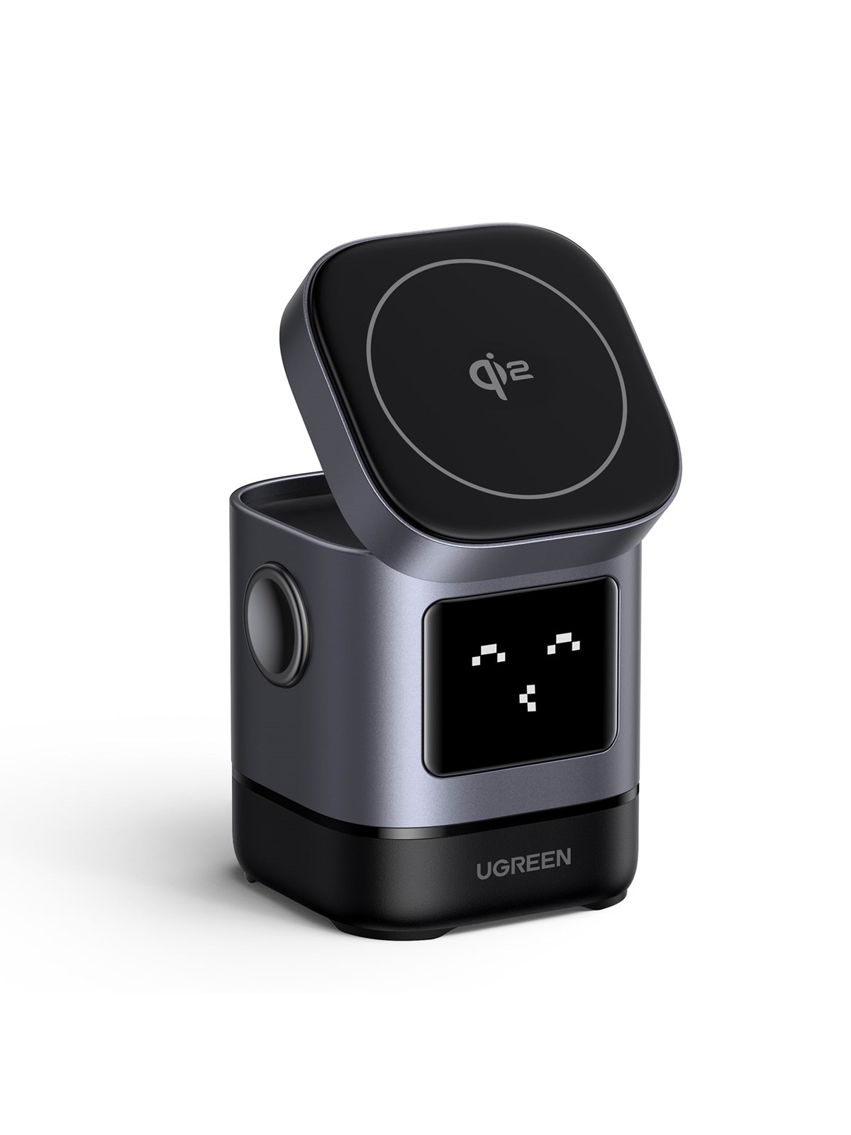 Ugreen Uno 2 In 1 Wireless Charger-qi2 15w Wireless Charging - Handys Adapter Und Ladegeraete - 45775-ug