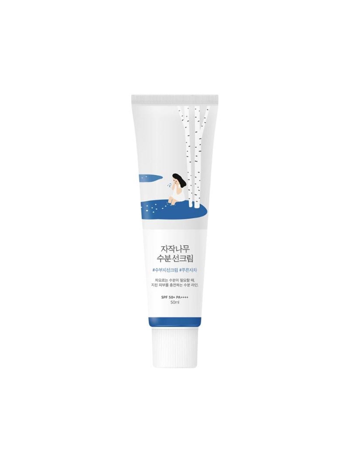 Round Lab Birch Juice Moisturizing Sun Cream Spf50+ PA++++ 50 ml - Gesichtspflege - 8809782551814