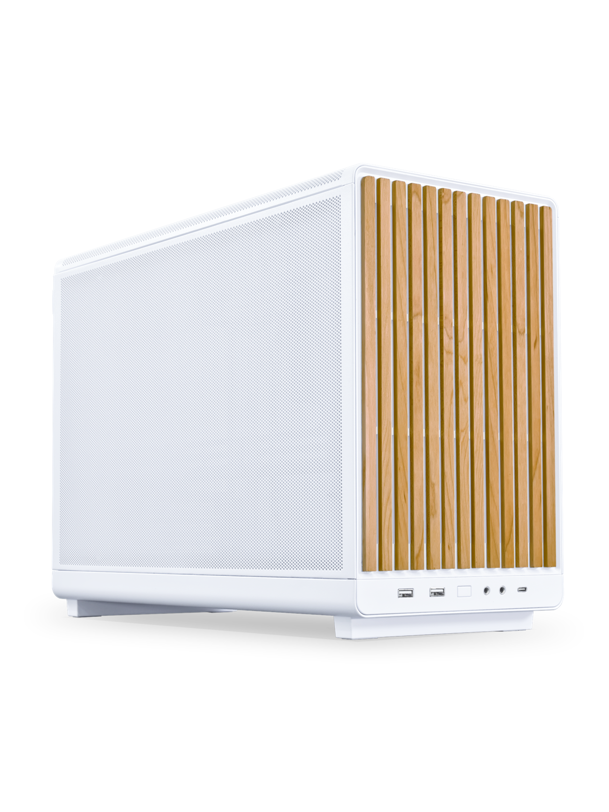 Lian Li Dan Case A3- Matx Wood Edition - Gehäuse - Minitower - Weiß - Gehaeuse - G99.A3w-wd.00