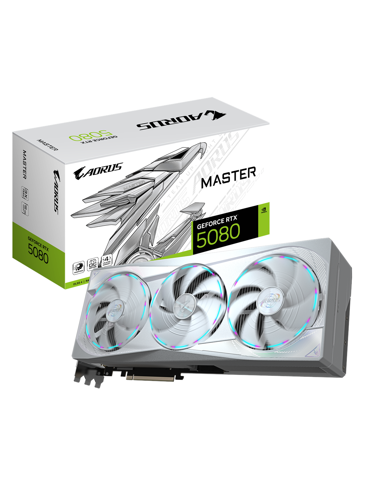 Gigabyte Geforce Rtx 5080 Aorus Master Ice - 16gb Gddr7 Ram - Grafikkarte - Gv-n5080aorusm Ice-16gd