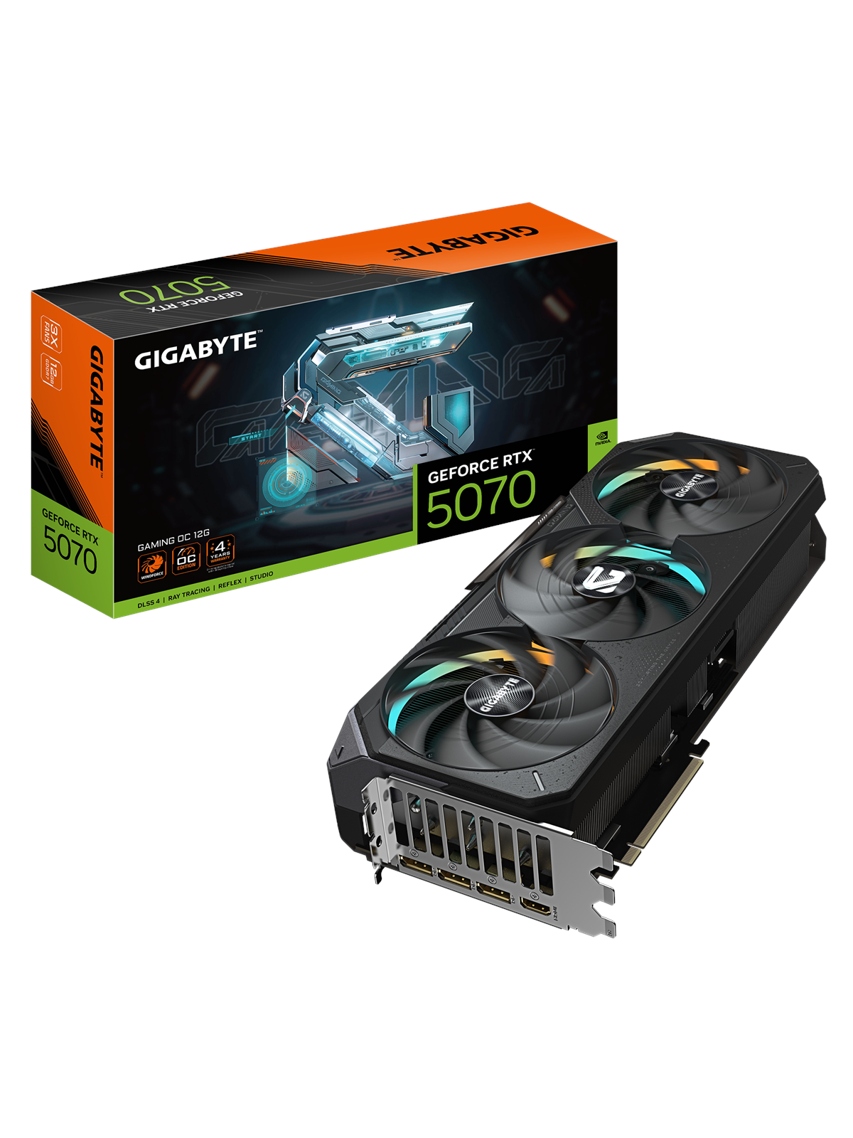 Gigabyte Geforce Rtx 5070 Ti Gaming OC - 16gb Gddr7 Ram - Grafikkarte - Gv-n507tgaming Oc-16gd