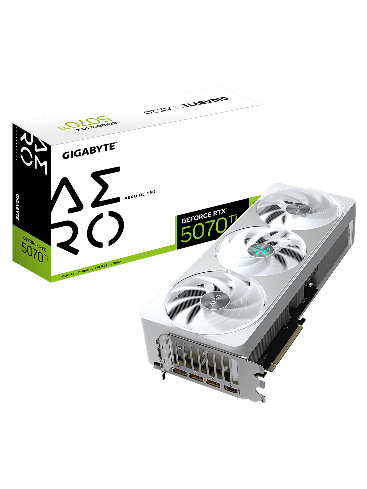 Gigabyte Geforce Rtx 5070 Ti Aero OC - 16gb Gddr7 Ram - Grafikkarte - Gv-n507taero Oc-16gd
