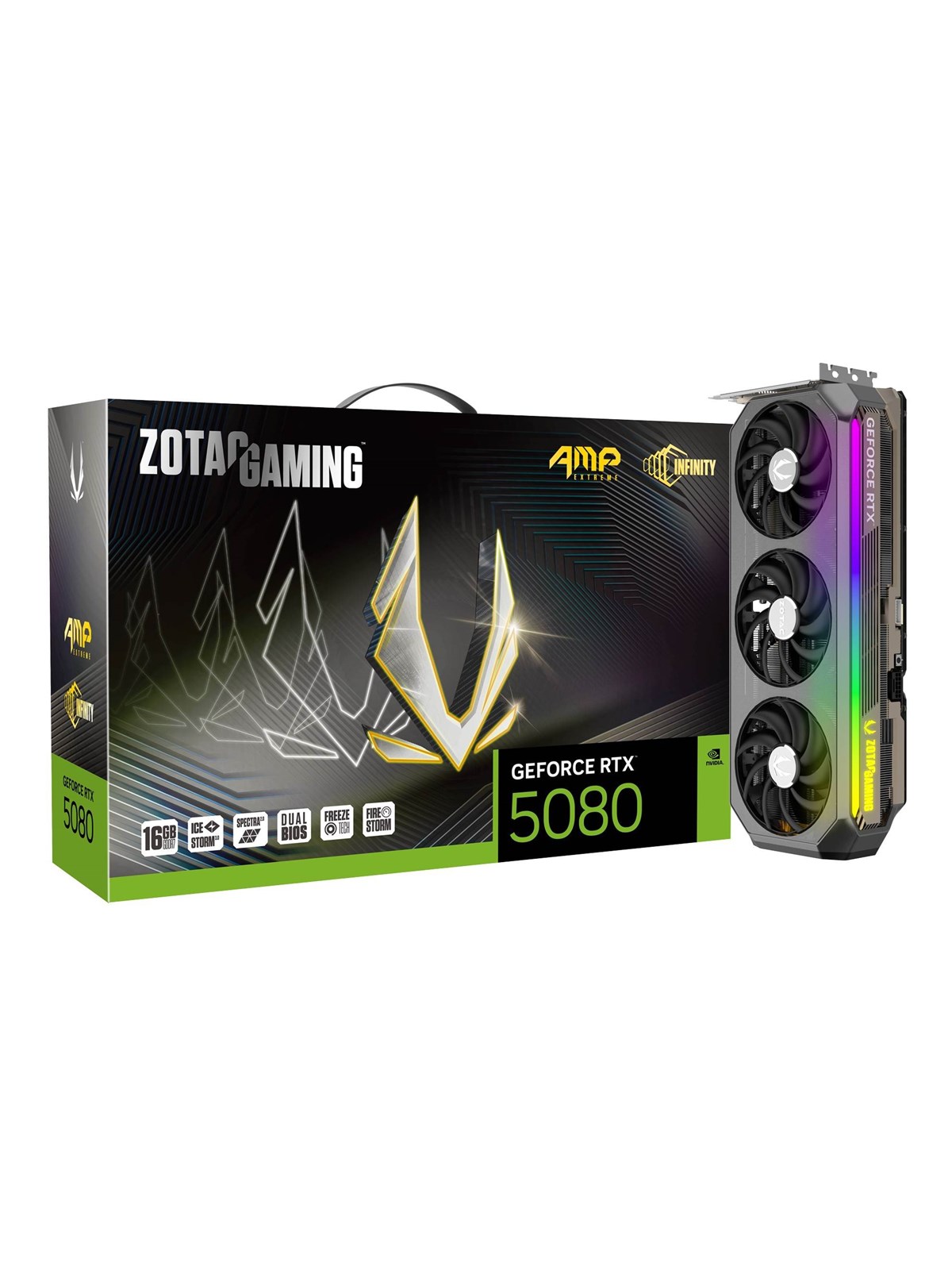 Zotac Geforce Rtx 5080 Amp Extreme Infinity - 16gb Gddr7 Ram - Grafikkarte - Zt-b50800b-10p
