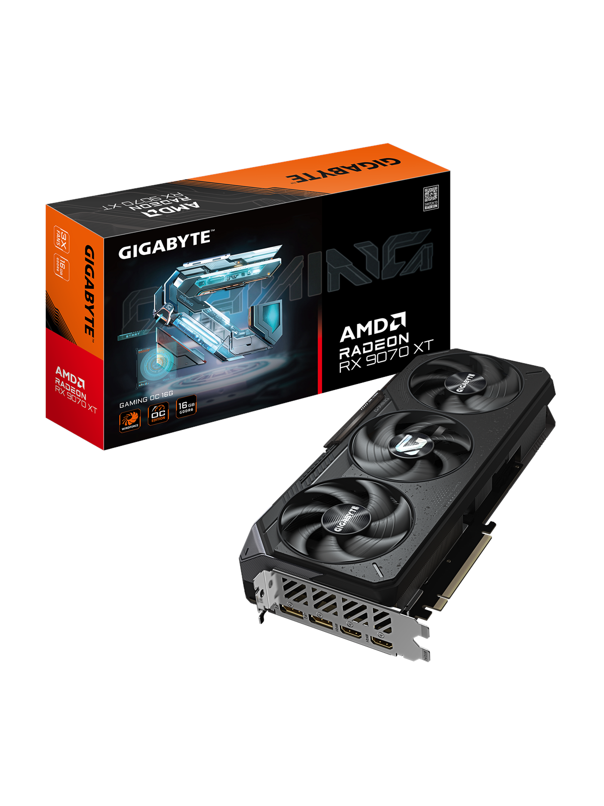 Gigabyte Radeon RX 9070 XT Gaming OC - 16gb Gddr6 Ram - Grafikkarte - Gv-r9070xtgaming Oc-16gd