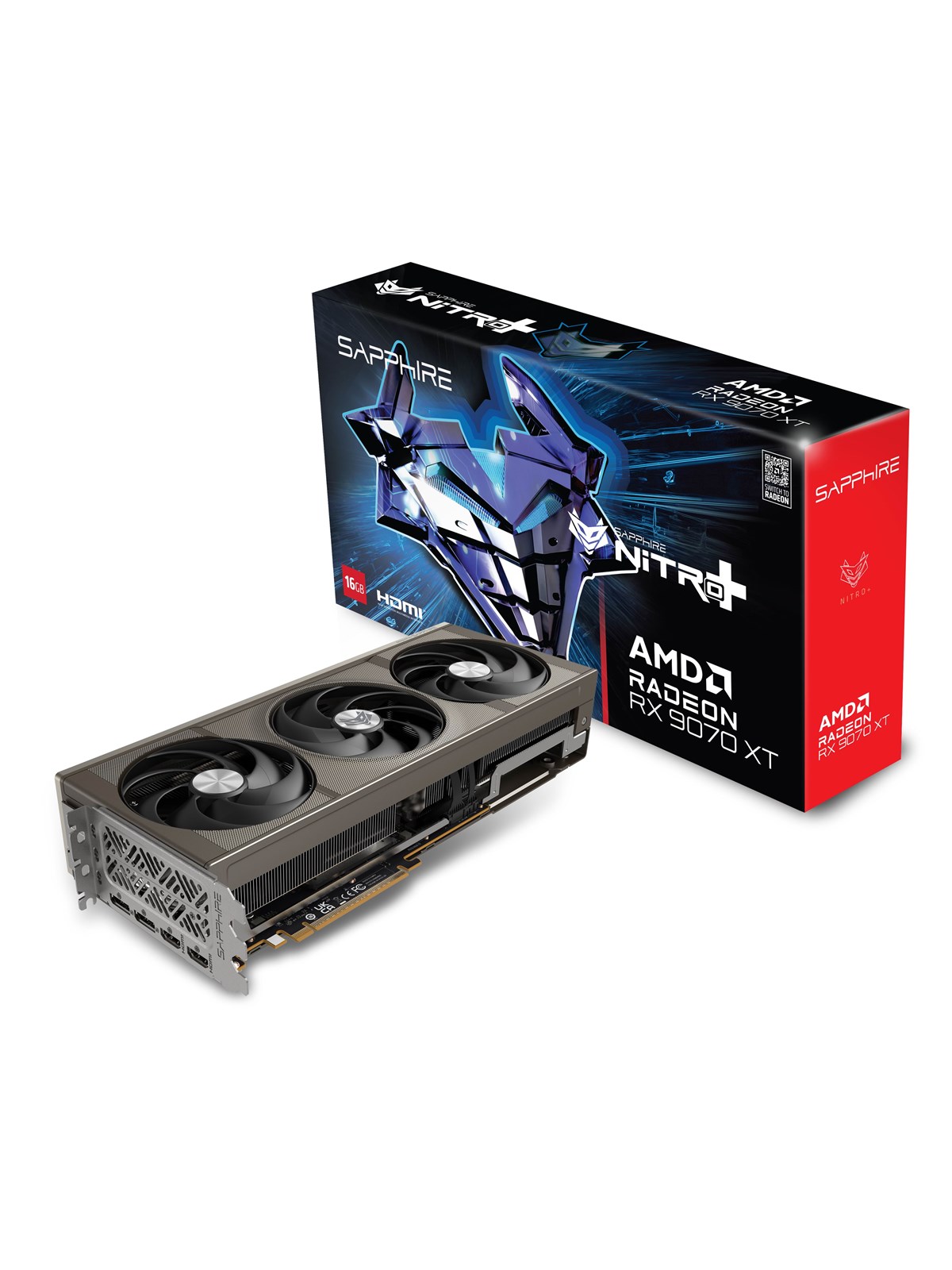 Sapphire Radeon RX 9070 XT Nitro+ - 16gb Gddr6 Ram - Grafikkarte - 11348-01-20g