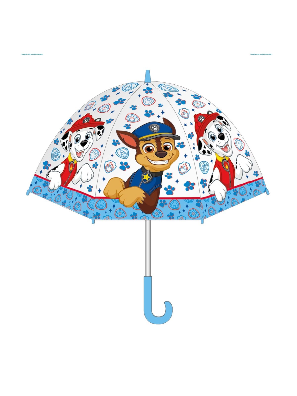 Undercover Paw Patrol Umbrella L 66 cm x Dia. 69 - Schule - Ppct7202