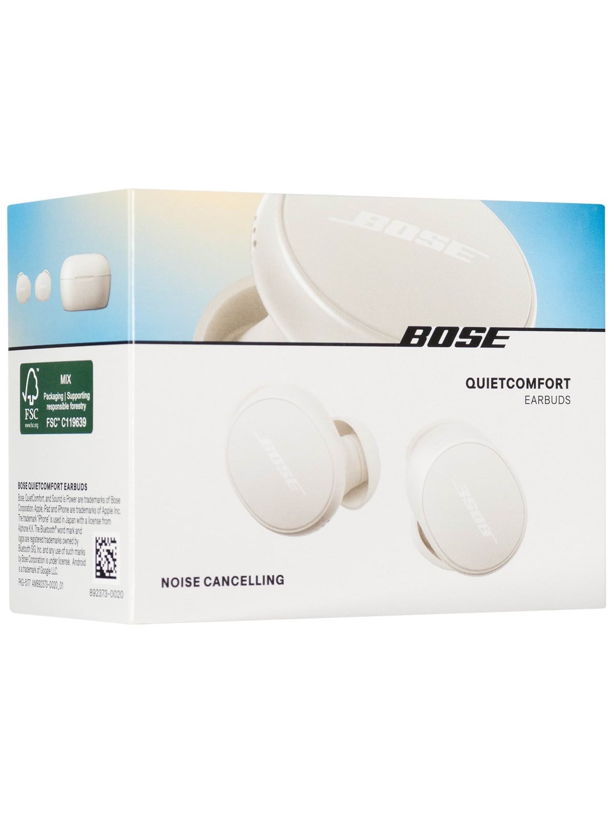 Kopfhörer - Bose Quietcomfort Earbuds - White Smoke - Kopfhoerer/headsets - 888507-0200