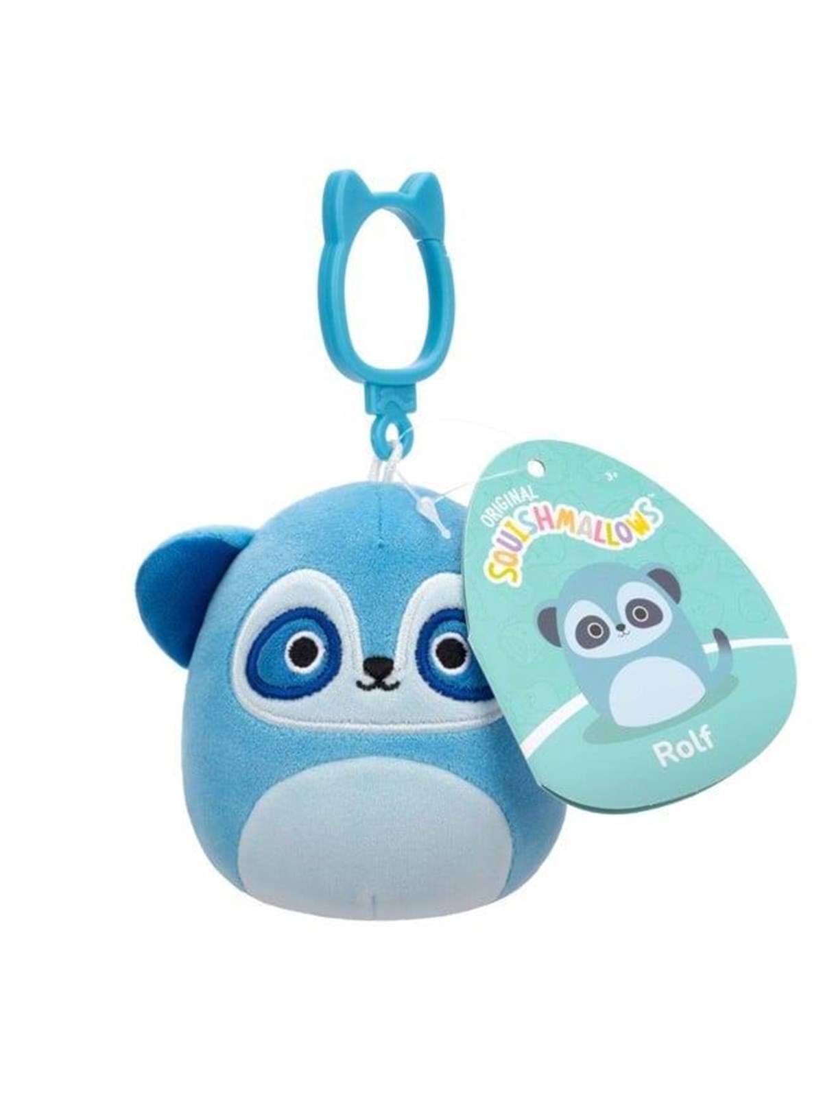 Squishmallows - 9 cm P20 Clip On - Rolf Meerkat - Plush - 0196566443426