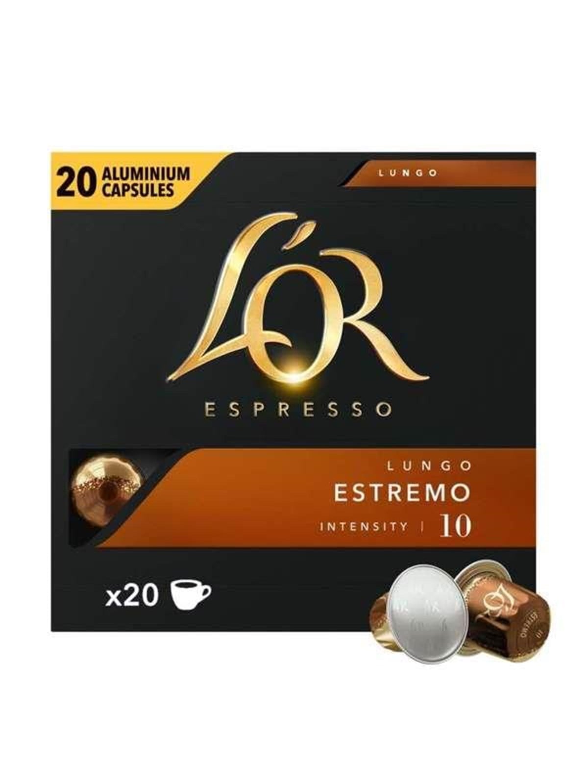 L'or Capsules Estremo - 20 Pcs - Kaffeezubereitung - 4028737
