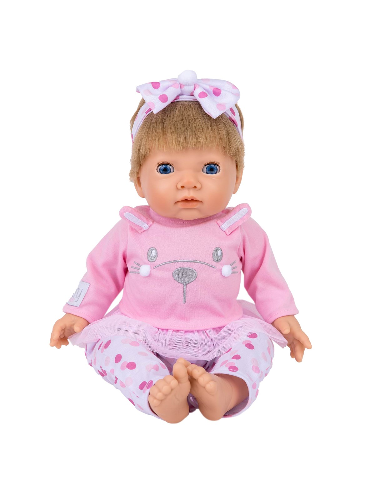 Tiny Treasures Doll With Blonde Hair And Pink Outfit - Spielzeug - 30542