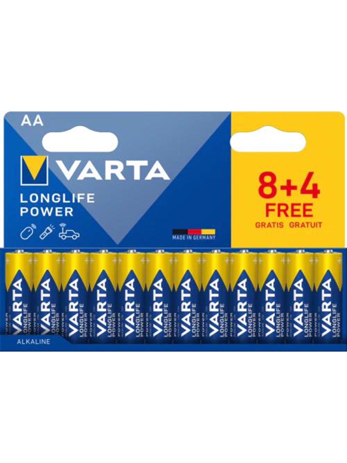 Varta Longlife Power AA - 12-pack - Batterien Und Akkus - 4906121772