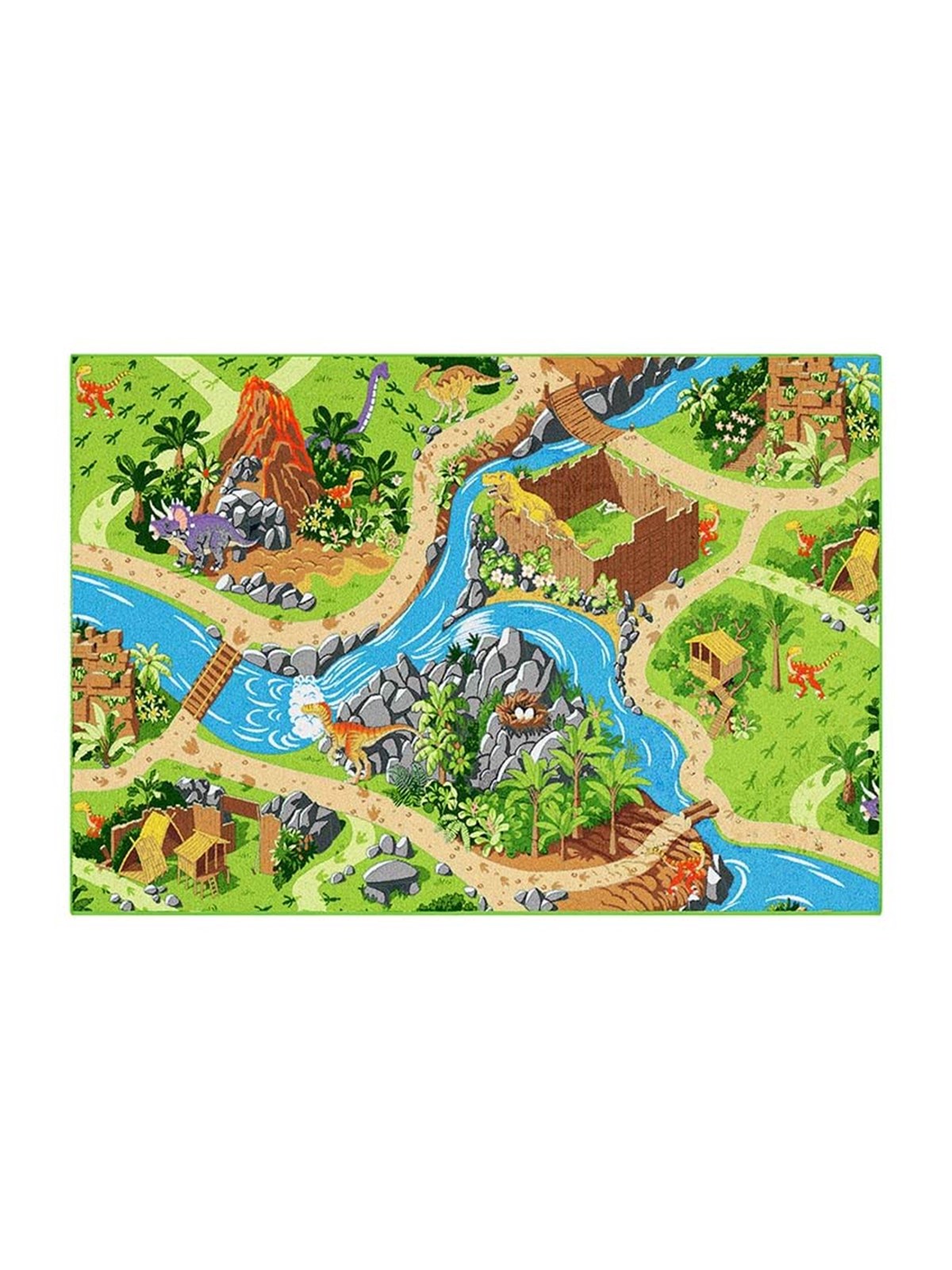 Rebel Roads Legetæppe - Dino Verden - 95 x 133 cm - Kinderzimmer - 307003