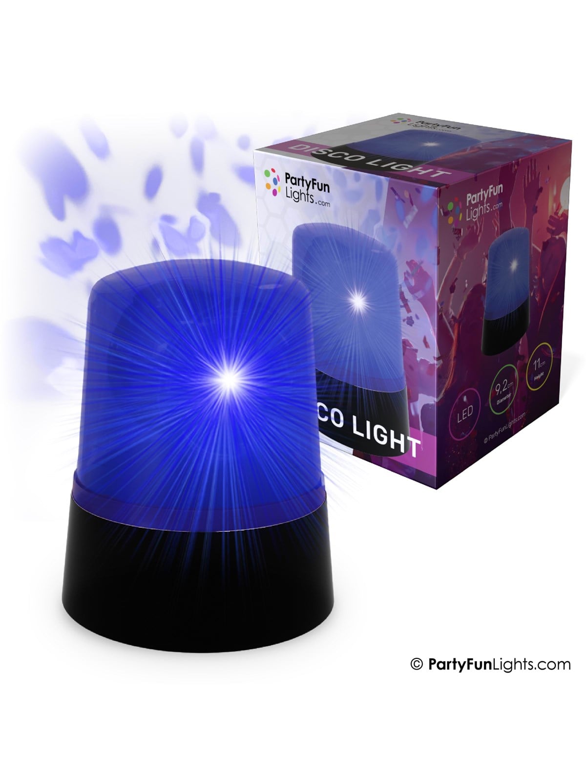 Party Funlight Politi Lys Ø: 9.2cm - Musik - 605206