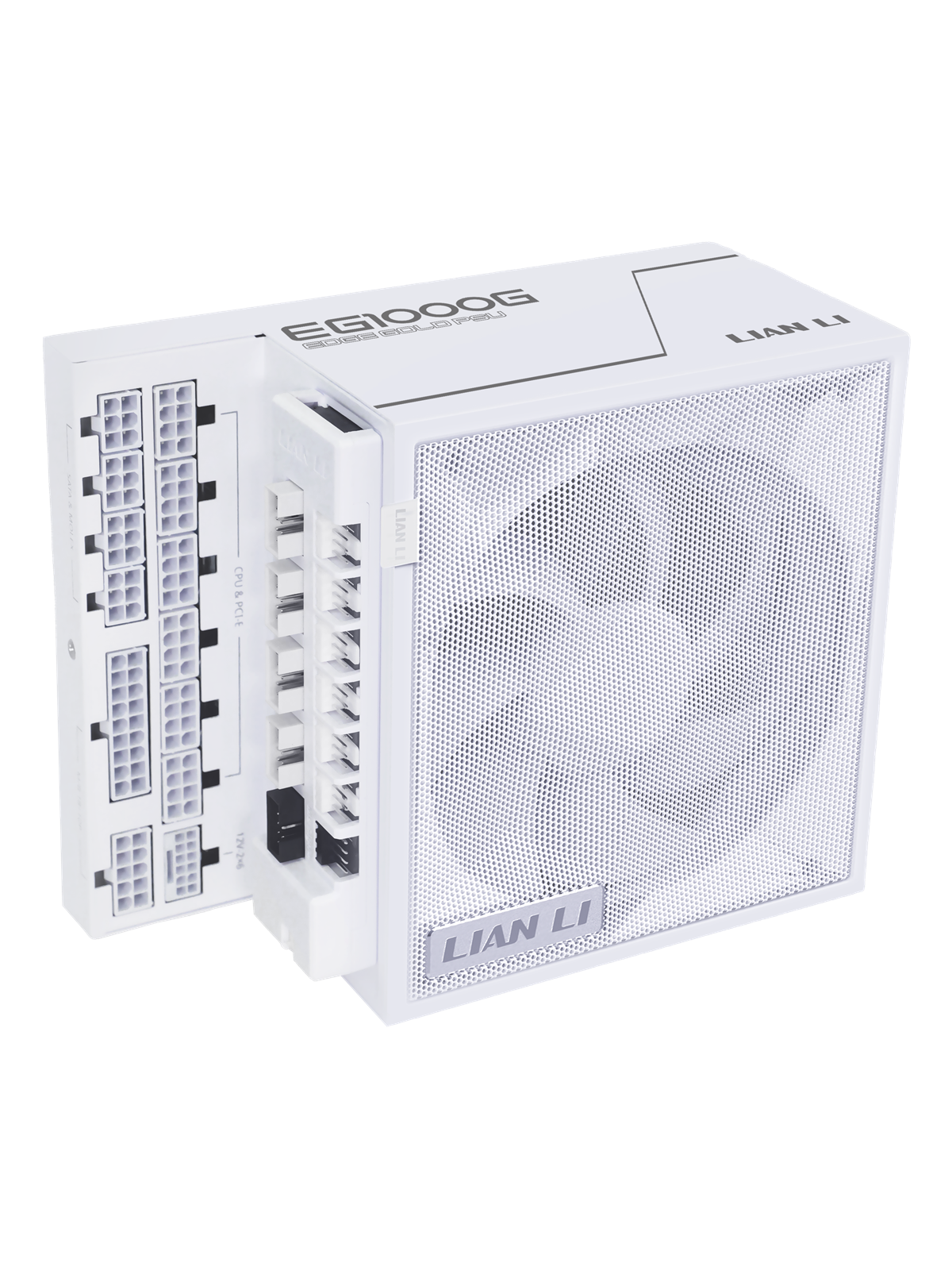 Lian Li Edge Gold 1000w White Netzteile - 1000 Watt - 120 mm - Atx 3.1 - 80 Plus Gold Zertifiziert - G9p.Eg1000g.Wh00.EU