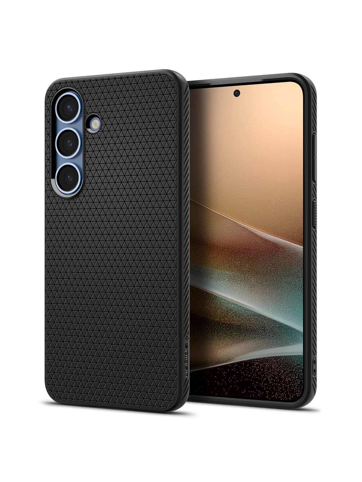 Spigen Liquid Air - Matte Black - Samsung Galaxy S25+ - Handys Cover Cases - Acs08979