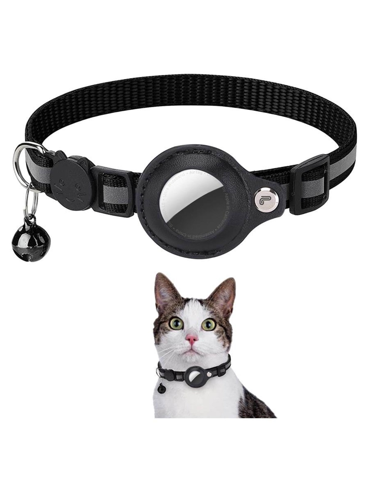 Lippa Collar For Cats And Dogs 22-32 cm Black - Hunde - Lpcover0024