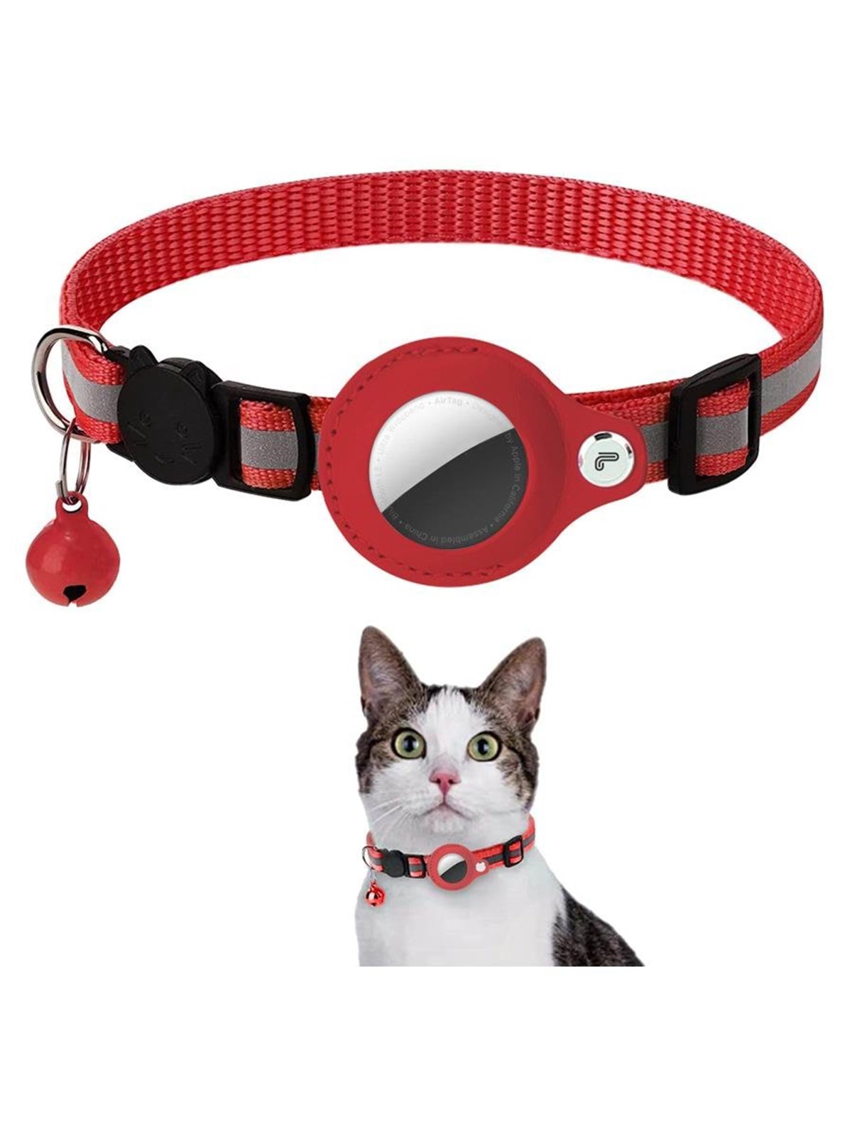Lippa Collar For Cats And Dogs - For Airtag And Smart Finder - 22-32 cm - Hunde - Lpcover0027