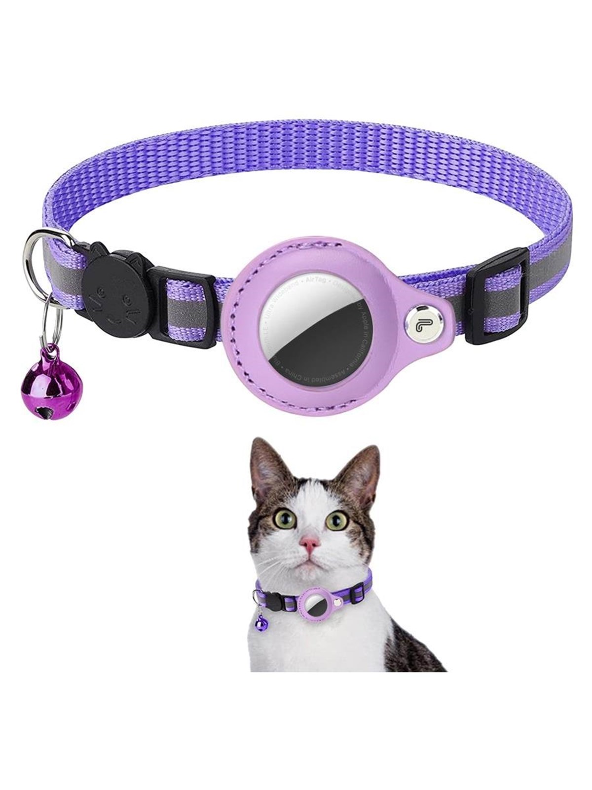 Lippa Collar For Cats And Dogs - For Airtag And Smart Finder - 22-32 cm - Hunde - Lpcover0028