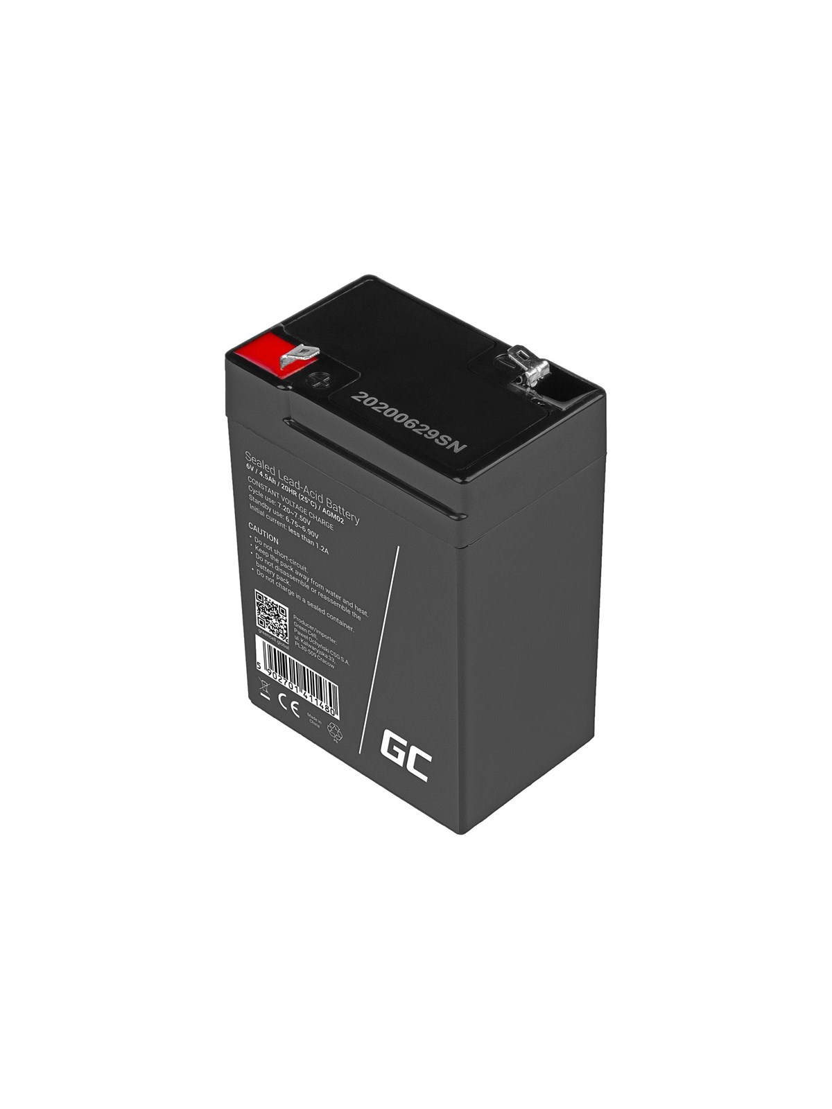 Green Cell Agm02 Agm 6v/4.5ah Sealed Lead-acid - Usvs